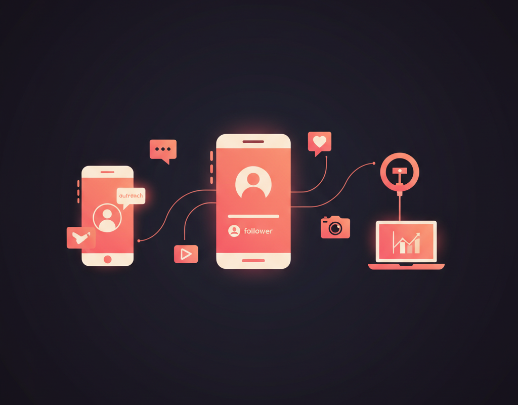 Building a Large Instagram Following Through Outreach