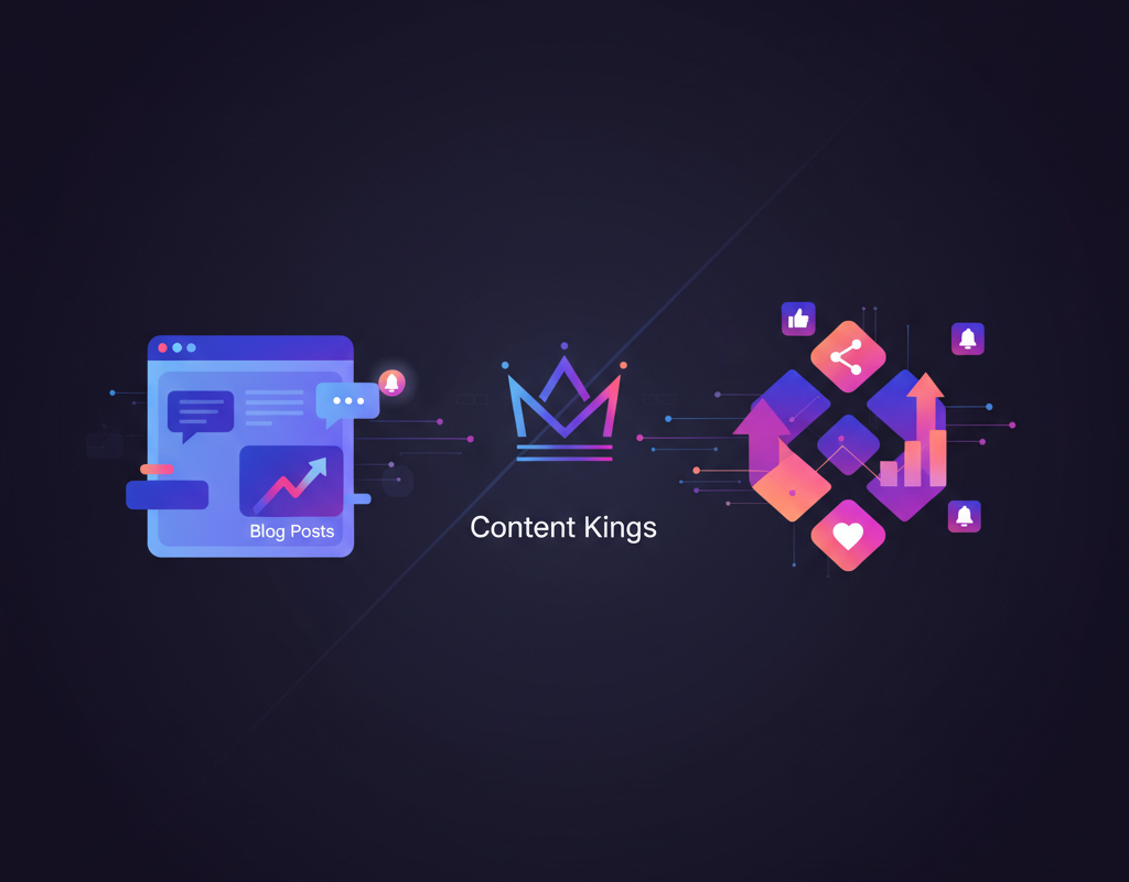 Content Kings: Blog posts versus infographics