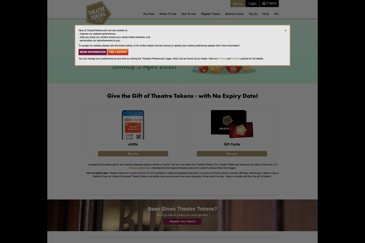 Theatre Tokens case study
