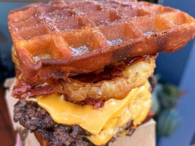 Hashtag Burgers & Waffles influencer marketing campaign