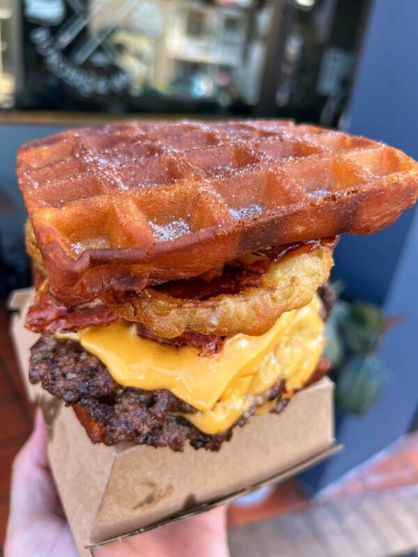 Hashtag Burgers & Waffles influencer marketing campaign